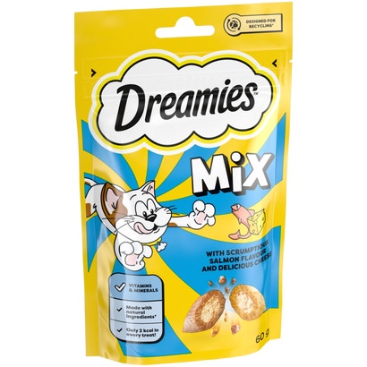 Mix Cat Treats With Salmon Flavour & Cheese - brand image